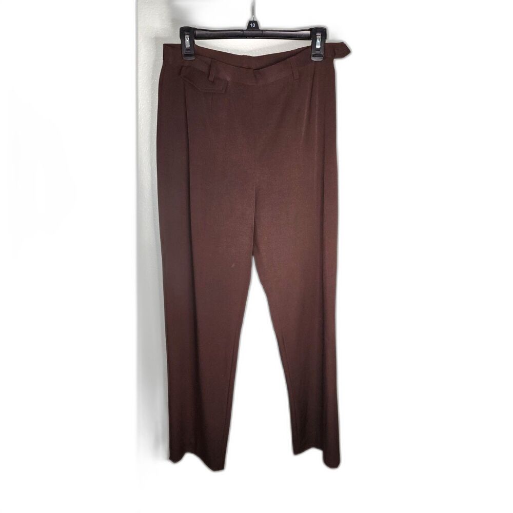 Cambridge Dry Goods Co Women's Brown Trouser Dress Pants Size 10